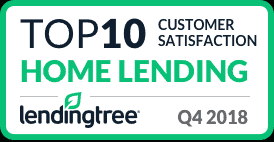 top 10 customer satisfaction home lender - lendingtree